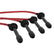 Wire Set Sc Red, '90-'00 Mazda Miata, 1.6L/1.8L 4 Cyl. The MSD 8.5Mm Super Conductor Wire Is The Performance Wire MSD Ignition