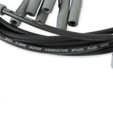 Wire Set Sc Blk, Chry. 383-440 Hei For MSD Dist. For Use On Chrysler 383-440 Hei With MSD Distributor, Black Jacket MSD Ignition