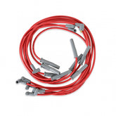 Super Conductor Spark Plug Wire Set Chry. 383-440 Hei For MSD Dist. For Use On Chrysler 383-440 Hei With MSD Distributor, Red Jacket MSD Ignition