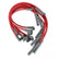 Super Conductor Spark Plug Wire Set 318-360 Hei, For MSD Distributor For Use On Chrysler 318-360 Hei With MSD Distributor, Red Jacket MSD Ignition
