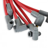 Super Conductor Spark Plug Wire Set 318-360 Hei, For MSD Distributor For Use On Chrysler 318-360 Hei With MSD Distributor, Red Jacket MSD Ignition