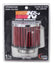 K&N 1.5in Flange ID x 3in OD x 2.5in H Chrome Finish Rubber Base Crankcase Vent Filter