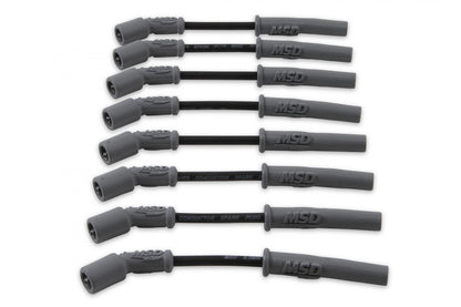 Wire Set Black Sc, GM LS1, Vette/Camaro, '97-On For Use On GM LS1 Engines, Corvette, Camaro, '97-On, Black Jacket MSD Ignition