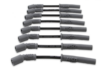 Wire Set Black Sc, GM LS1, Vette/Camaro, '97-On For Use On GM LS1 Engines, Corvette, Camaro, '97-On, Black Jacket MSD Ignition