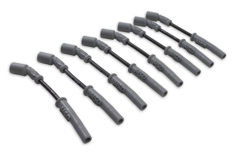Wire Set Black Sc, GM LS1, Vette/Camaro, '97-On For Use On GM LS1 Engines, Corvette, Camaro, '97-On, Black Jacket MSD Ignition