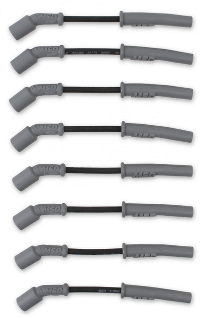 Wire Set Black Sc, GM LS1, Vette/Camaro, '97-On For Use On GM LS1 Engines, Corvette, Camaro, '97-On, Black Jacket MSD Ignition