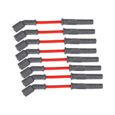 Super Conductor Spark Plug Wire Set GM LS1, '97-On, Vette, Camaro For Use On GM LS1 Engines, Corvette, Camaro, '97-On, Red Jacket MSD Ignition