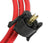 Super Conductor Spark Plug Wire Set 2000 Ford 3.8L V-6 Mustang For Use On 2000 Ford 3.8L V6 Mustang, Red Jacket MSD Ignition