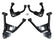Suspension Engineering Silverado & Sierra 4" Drop Front Upper & Lower A-Arms (2007-13) (Red or Black) 33-1052