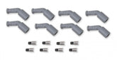 Ls1, 45 Degree Boots & Terminals, 8-Pack High Performance Boot And Terminal Kit For GM LS Ignition Wires MSD Ignition