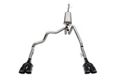 Corsa 19-25 Chevy Silverado 1500 CatBack Dual Rear Exit with Twin 4in Black Powder Ct ProSeries Tips