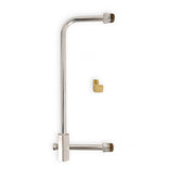 Fuel Line Chrome for Model 4160 Carburetor 5/8-18 Inverted Flare Inlet 8-21/32 Center to Center Holley