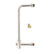 Fuel Line Chrome for Model 4160 Carburetor 5/8-18 Inverted Flare Inlet 8-21/32 Center to Center Holley