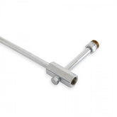 Fuel Line Chrome for Model 4160 Carburetor 5/8-18 Inverted Flare Inlet 8-21/32 Center to Center Holley