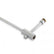 Fuel Line Chrome for Model 4160 Carburetor 5/8-18 Inverted Flare Inlet 8-21/32 Center to Center Holley