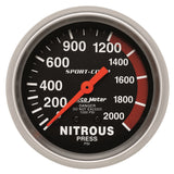 AutoMeter Traditional incandescent lighting illuminates around the perimeter of the dial 3428