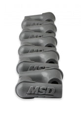 Boots, 90 Degree Nipple, GM Hei, 50Ea Spark Plug Boots, 90 Degree With GM Hei Nipple, Gray Silicone, 50Ea MSD Ignition