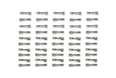 Terminals, Spark Plug Wire Straight/Multi-Angle Qty 50 Spark Plug Terminals, Straight Dual Crimp, Multi-Angle, Stainless Steel Qty 50 MSD Ignition