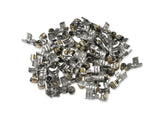Terminals, Spark Plug Wire 90 Degree Qty 50 Spark Plug Terminals, 90 Degrees Dual Crimp, Stainless Steel
Qty 50 MSD Ignition