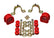 Energy Suspension GM 4Wd Front Sway Bar - 33Mm - Red