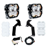 Baja Designs 21-25 Ford Raptor Squadron Pro 2.0 A-Pillar Kit (Driving/Combo) - Clear