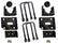 Suspension Engineering 2015-2024 F150 2WD & 4WD 5" Rear Lowering Kit (Flip Kit) (Red or Black) F150-REAR-LOWERING-KIT