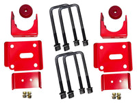 Suspension Engineering 2015-2024 F150 2WD & 4WD 5" Rear Lowering Kit (Flip Kit) (Red or Black) F150-REAR-LOWERING-KIT