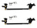 Suspension Engineering 2015-2024 F150 Traction Bars (Standard or Flipped Axle Position) (Red or Black) 35-1006