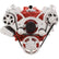 CVF Racing 350-WRAPTOR-EWP Wraptor All-Inclusive Serpentine System with Electric Water Pump, Polished or C3