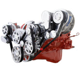 CVF Racing SBC ProCharger Wraptor serpentine system, Polished, 350PC-WRAPTOR