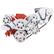 CVF Racing SBC ProCharger Wraptor serpentine system, Polished, 350PC-WRAPTOR