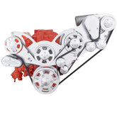 CVF Racing SBC ProCharger Wraptor serpentine system, Polished, 350PC-WRAPTOR