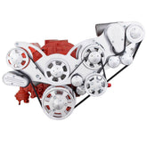 CVF Racing SBC ProCharger Wraptor serpentine system, Polished, 350PC-WRAPTOR