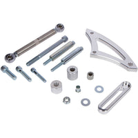CVF Racing polished electric water pump alternator bracket for Ford 351 Cleveland, 351C-ALTBRKT-EWP