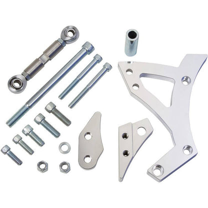 CVF Racing polished alternator bracket for Ford 351M and 400, 400-ALTBRKT