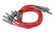 Super Conductor Spark Plug Wire Set Chevy 366-454 W/Hei Cap For Use With Chevy 366-454 With Hei Cap, Red Jacket MSD Ignition