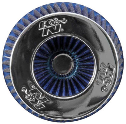 K&N Universal Air Filter | Round Tapered, 4in Flange, 5.5in Tall | RG-1001BL