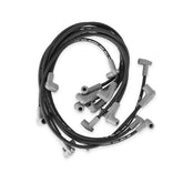 Wire Set Sc Blk, Sb Chevy W/Hei Tower Cap For Use With Chevy Small Block With Hei Tower Cap, Black Jacket MSD Ignition