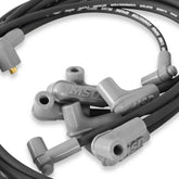 Wire Set Sc Blk, Sb Chevy W/Hei Tower Cap For Use With Chevy Small Block With Hei Tower Cap, Black Jacket MSD Ignition