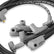 Wire Set Sc Blk, Sb Chevy W/Hei Tower Cap For Use With Chevy Small Block With Hei Tower Cap, Black Jacket MSD Ignition