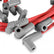 Super Conductor Spark Plug Wire Set Small Block Chevy W/Hei Cap For Use On Chevy Small Block With Hei, Red Jacket MSD Ignition