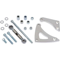 CVF Racing polished billet A/C compressor bracket for Chrysler small block 318/340/360 V-belt, 360-ACBRKT