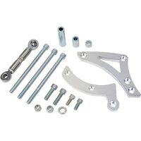 CVF Racing polished billet alternator bracket for Chrysler small block 318/340/360 V-belt, 360-ALTBRKT