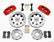 Wilwood Dynapro 6 Front Hat Kit 12.19in Drilled Red 90-99 Civic w/240 mm Disc