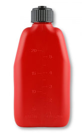 Utility Jug W/Filler Hose Square Plastic 5 Gallon Red Mr Gasket
