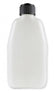 Utility Jug W/Filler Hose Square Plastic 5 Gallon White Mr Gasket