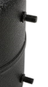 Vacuum Canister Steel 5 Inch Diameter 6-3/4 Inch High Black Finish Mr Gasket