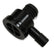 Vacuum Canister Steel 5 Inch Diameter 6-3/4 Inch High Black Finish Mr Gasket