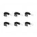 Adel Mount Clamps 3/4 Inch 6 Pieces Steel Clamp w/ Insulating Rubber compound means easier mounting of wire, fuel hoses, etc., to any solid surface. 3/4 Inch I.D. Six per set Mr Gasket