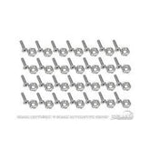 Underhood Stainless Steel Dress-Up Hardware Kit Fits 2005-2009 Ford Mustang Drake Muscle Cars